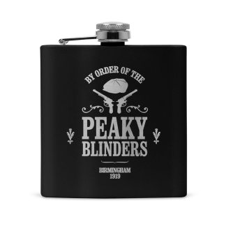 peaky blinders flask black