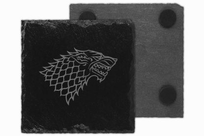 Game of Thrones Inspired Stark Lannister Baratheon Targaryen Slate Drinks Coasters Set Of 4 - Image 2