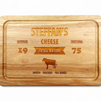 Personalised Extra Mature Cheese Chopping Board