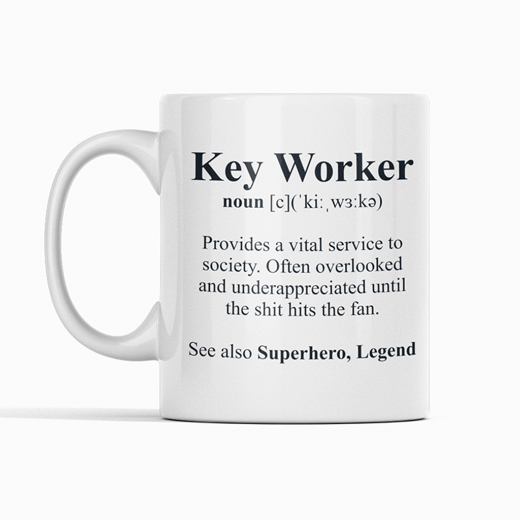 Key Worker Gift Mug - Show Your Appreciation For Their Hard Work