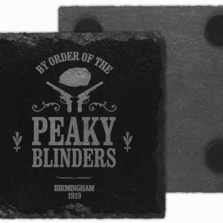 peaky blinders slate drinks coaster