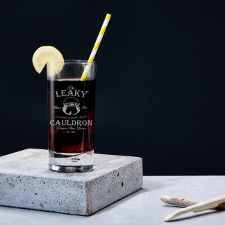 Leaky Cauldron Engraved Highball Glass