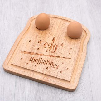 Magical Wizard Egg Spelliarmus Breakfast Board