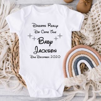 Personalised Baby Reveal Vest