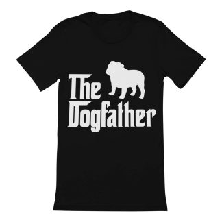 the dog father tshirt black male