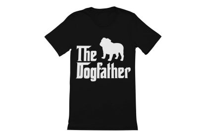 the dog father tshirt black male