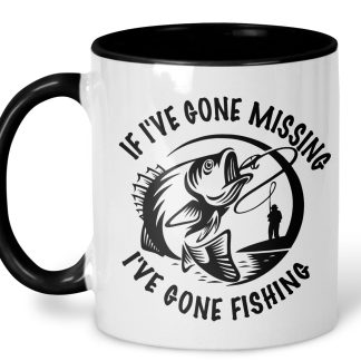 gone fishing mug