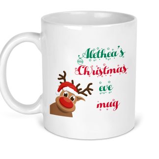 Reindeer Style Christmas Eve Mug