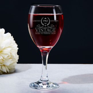 limited edition birthday wine glass