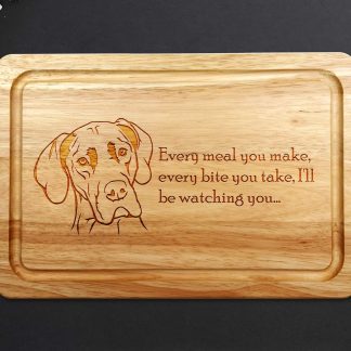 great dane chopping board grey