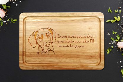 great dane chopping board grey