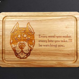 American Bully Wooden Chopping Board