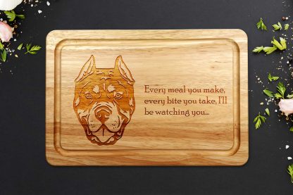 American Bully Wooden Chopping Board