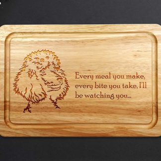 Standard Poodle Wooden Chopping Board