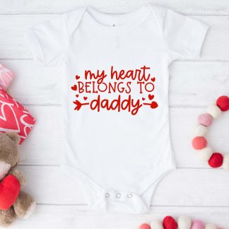 My Heart belongs to Daddy Baby Vest.