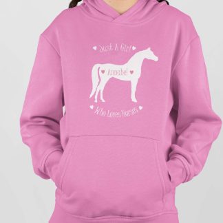 Children's Personalised Horse Hoodie