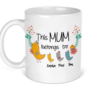 Personalised This mum belongs to Mug