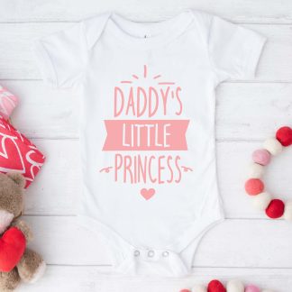 Daddy's Little Princess White baby Vest