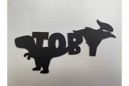 Personalised Dinosaur Themed Bedroom Door Sign - Image 5