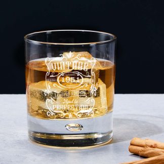 Personalised Limited Edition whiskey Glass Set