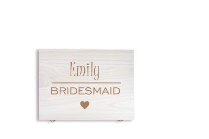 Personalised Bridal Party Wooden Box