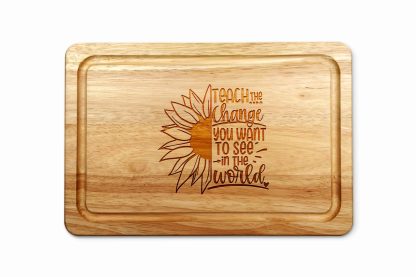 Teacher Gift Sunflower Chopping Board