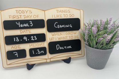 First Day Of School Sign Personalised