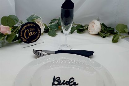 Circle Wedding Table Number