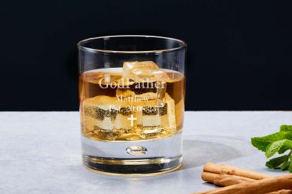 Personalised God Parent Whiskey Glass