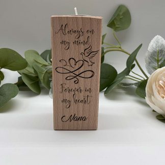 Personalised Memorial Tealight Holder