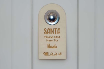 Santa Stop Here Sign