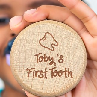 Personalised First Tooth & Curl Box