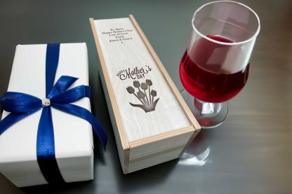 Personalised Mother's Day Wine Box