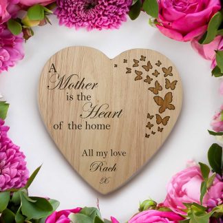 Personalised Mother's Day Heart Board