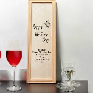 Personalised Mother's Day Wine Box