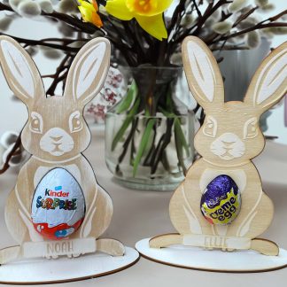 Personalised Easter Bunny egg Holder