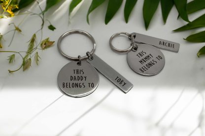 Personalised Father's Day Keyring Tag - Image 2