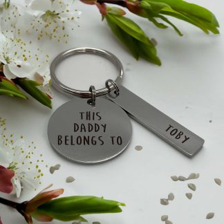 Personalised Father's Day Keyring Tag