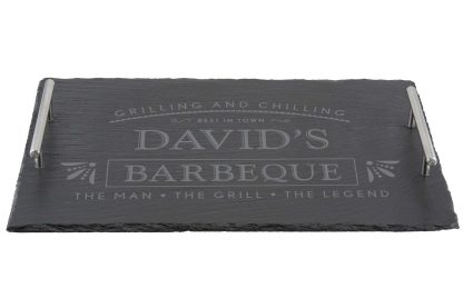 Personalised BBQ Slate Tray