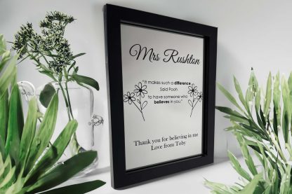 Personalised Picture Frame