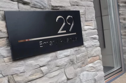 Modern House Number Sign - Image 4