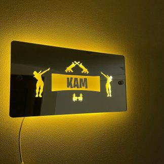 Personalised Fortnite-Inspired LED Wall Light